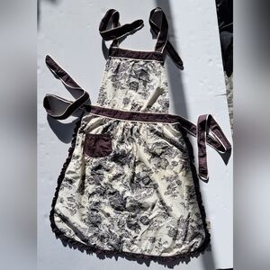Vintage Style Anthropologie Apron with Pocket
